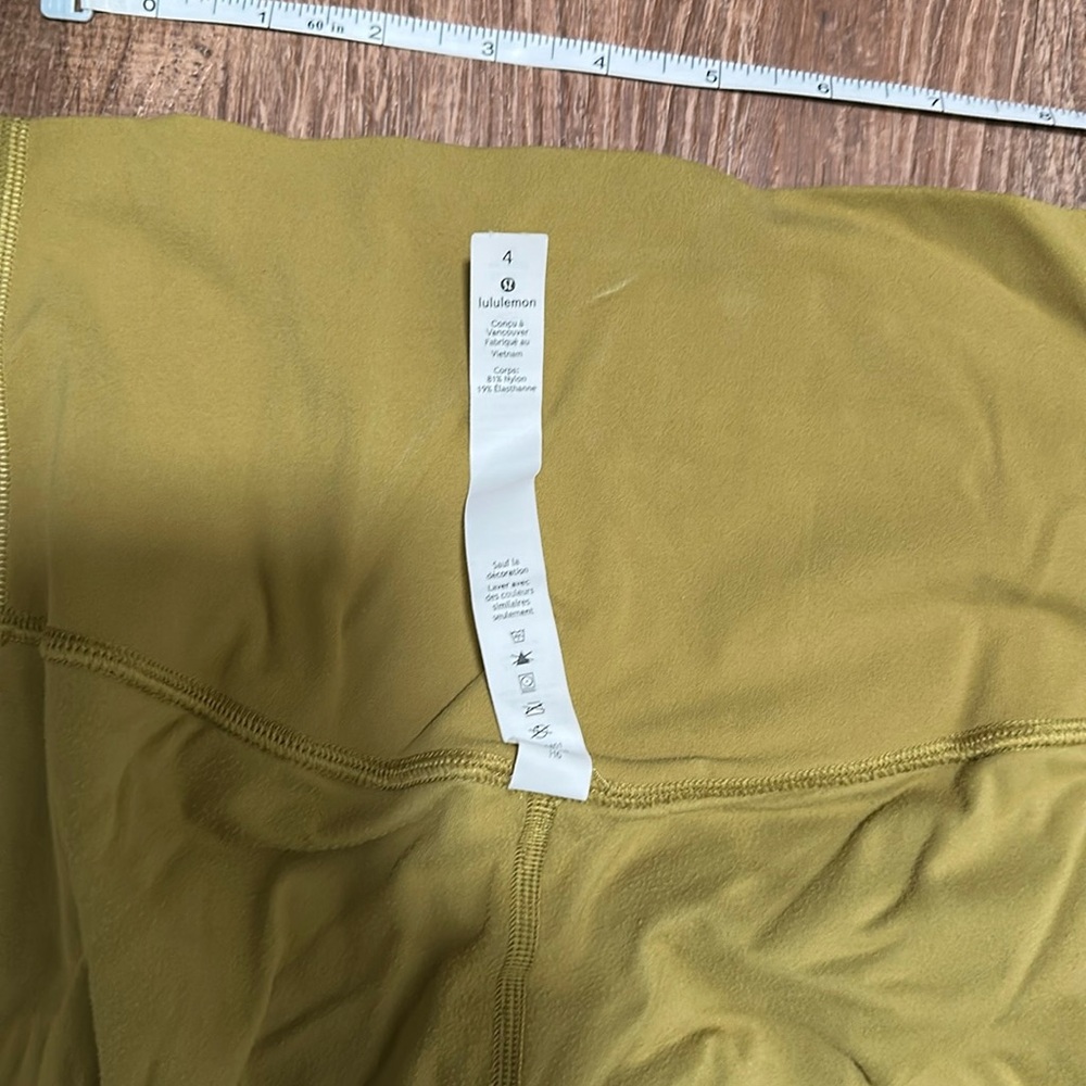 Lululemon align 25” high rise pants sz.4